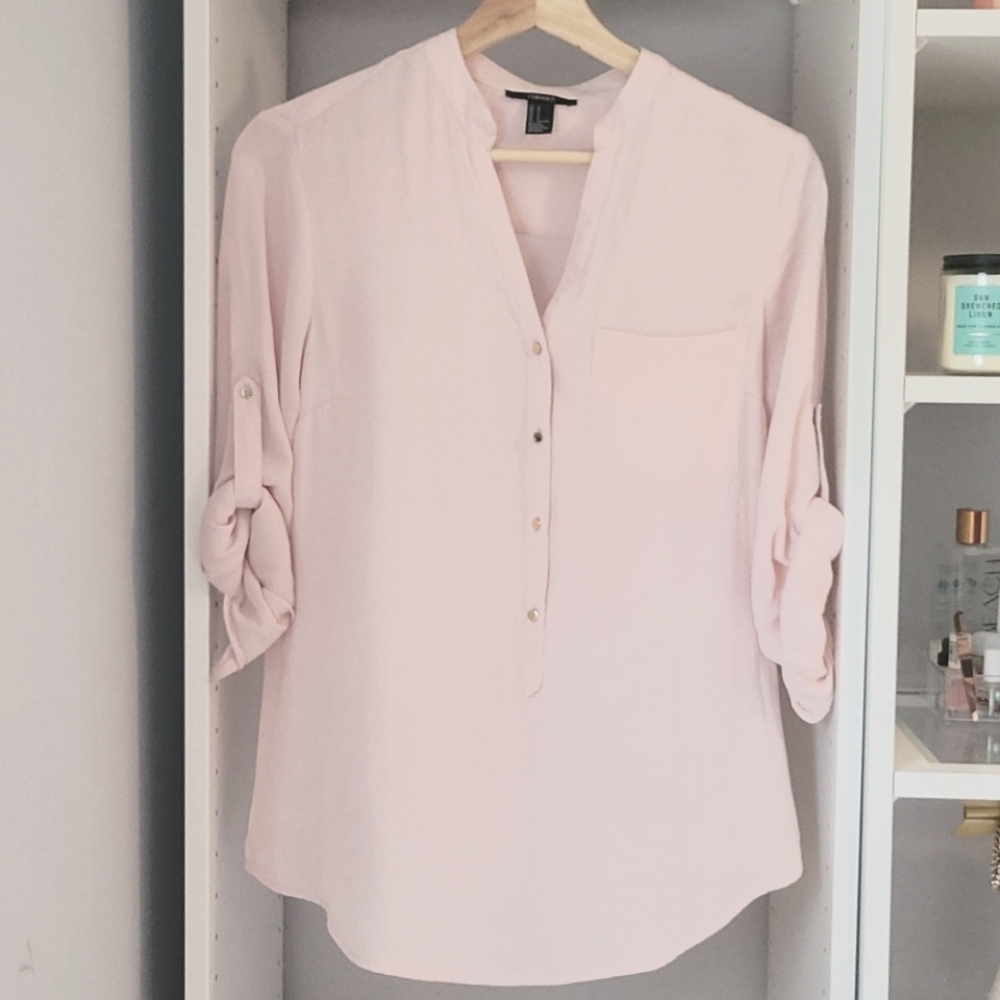 Forever 21 Blouse in Blush